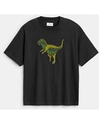 COACH Rexy T Shirt In Organic Cotton in Purple for Men | Lyst Canada