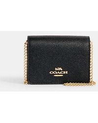 COACH - Mini Wallet On A Chain - Lyst
