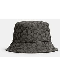 COACH - Signature Jacquard Bucket Hat - Lyst