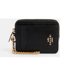 COACH - Zip Card Case - Lyst