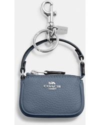 Coach Outlet Mini Rogue Bag Charm With Tea Rose in Natural