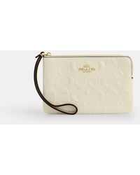 COACH - Corner Zip Wristlet - Lyst