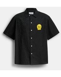 COACH - Brain Dead Signature Camp Shirt - Lyst