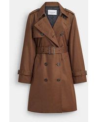 COACH - Mid Trench Coat - Lyst