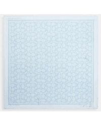 COACH - Jumbo Signature Silk Square Scarf - Lyst