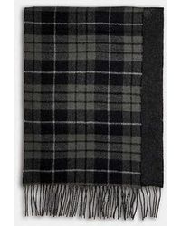 COACH - Reversible Horse And Carriage Plaid Print Muffler - Lyst