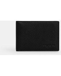 COACH - Compact Billfold Wallet - Lyst