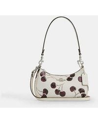 COACH - Teri Mini Crossbody Bag With Cherry Print - Lyst