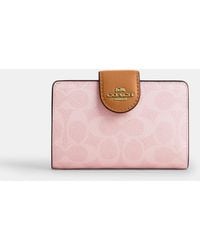 COACH - Medium Corner Zip Wallet - Lyst
