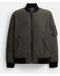 COACH - Reversible Bomber Jacket - Lyst