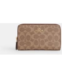 COACH - Medium Id Zip Wallet - Lyst
