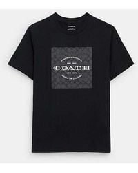 COACH - Signature Square T Shirt - Lyst