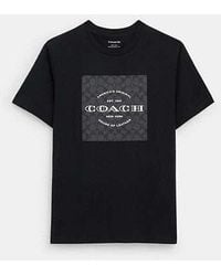 COACH - Signature Square T Shirt - Lyst