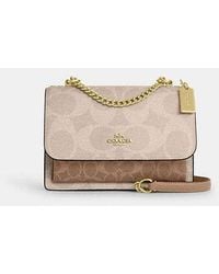 COACH - Klare Crossbody Bag In Blocked Signature Canvas - Lyst