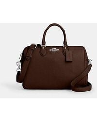 COACH - Rowan Large Satchel Bag - Lyst