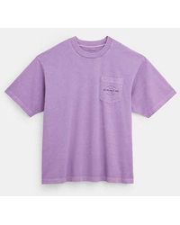COACH - Pocket T Shirt - Lyst