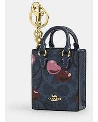 COACH - North/South Mini Tote Bag Charm - Lyst