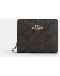 COACH - Snap Wallet - Lyst