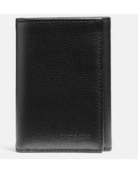 COACH - Trifold Wallet - Lyst