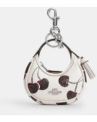 COACH - Carmen Bag Charm With Cherry Print - Lyst