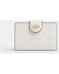 COACH - Medium Corner Zip Wallet - Lyst