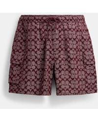 COACH - Signature Camp Shorts - Lyst