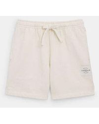 COACH - Garment Dye Track Shorts - Lyst