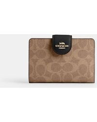 COACH - Medium Corner Zip Wallet - Lyst