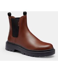 COACH Banks Boot in Black for Men | Lyst