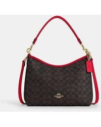 COACH - Laurel Shoulder Bag In Signature Canvas - Lyst