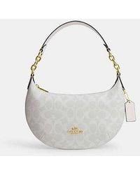 COACH - Payton Hobo Bag In Signature Canvas - Lyst