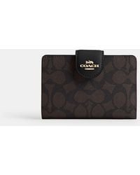 COACH - Medium Corner Zip Wallet - Lyst
