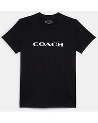 COACH - Essential T-Shirt aus Biobaumwolle - Lyst