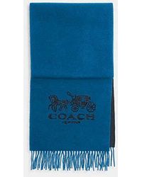 COACH - Horse And Carriage Bicolor Cashmere Muffler - Lyst