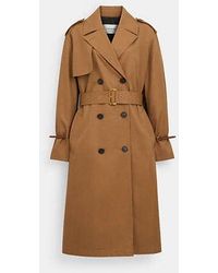 COACH - Relaxed Double Breasted Trench - Lyst