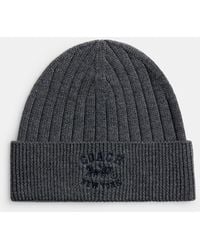 COACH - Knit Beanie - Lyst