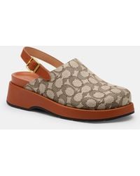 COACH - Sculpted C Platform Clog - Lyst