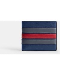 COACH - Id Billfold Wallet With Varsity Stripe - Lyst