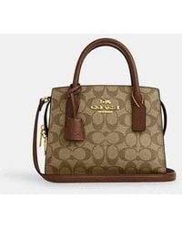 COACH - Andrea Carryall Bag In Signature Canvas - Lyst