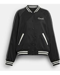 COACH - Reversible Signature Souvenir Varsity Jacket - Lyst