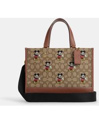 Qoo10 - 【COACH OUTLET】 Coach Disney Disney × COACH Collaboration Mickey  Leathe : Bag & Wallet