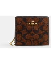 COACH - Snap Wallet - Lyst