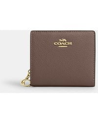 COACH - Snap Wallet - Lyst