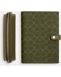 COACH - Boxed Notebook And Pencil Case Set - Lyst