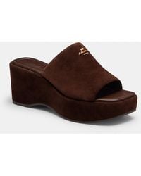 COACH - Phoebe Platform Sandal - Lyst