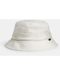 COACH - Denim Bucket Hat - Lyst