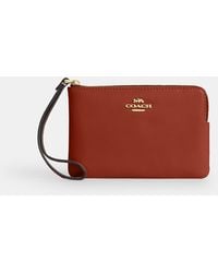 COACH - Corner Zip Wristlet - Lyst
