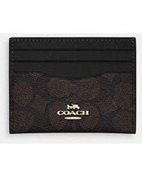 COACH - Tarjetero fino para docum - Lyst