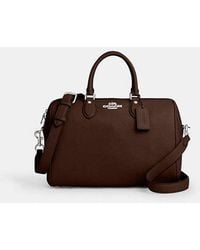 COACH - Rowan Large Satchel Bag - Lyst