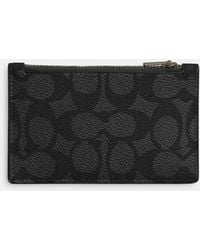 COACH - Zip Card Case - Lyst